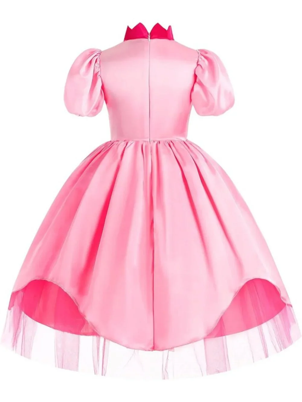 Girls' Princess Costume - Classic Pink Dress for Halloween, Cosplay & Birthday